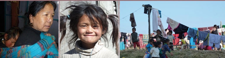 nepal . spielende kinder